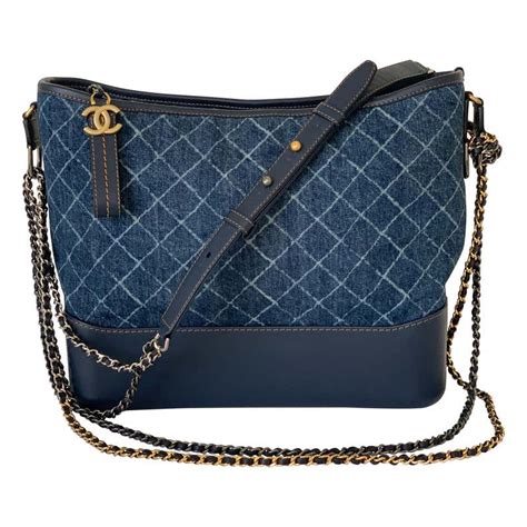 chanel gabrielle denim|chanel gabrielle purse bag.